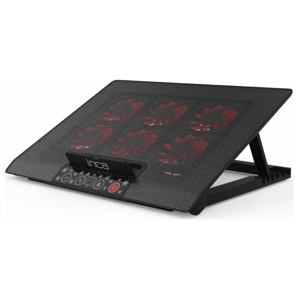 Inca Inc-601gms 6 LED Fanlı USB 2.0 7"-17" Laptop Soğutucu - Görsel 2