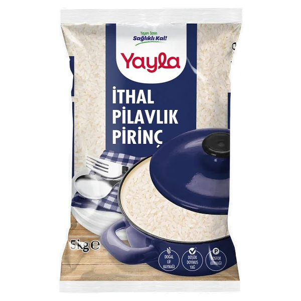 Yayla Uzun Tane İthal Pilavlık Pirinç 5 Kg - Görsel 2