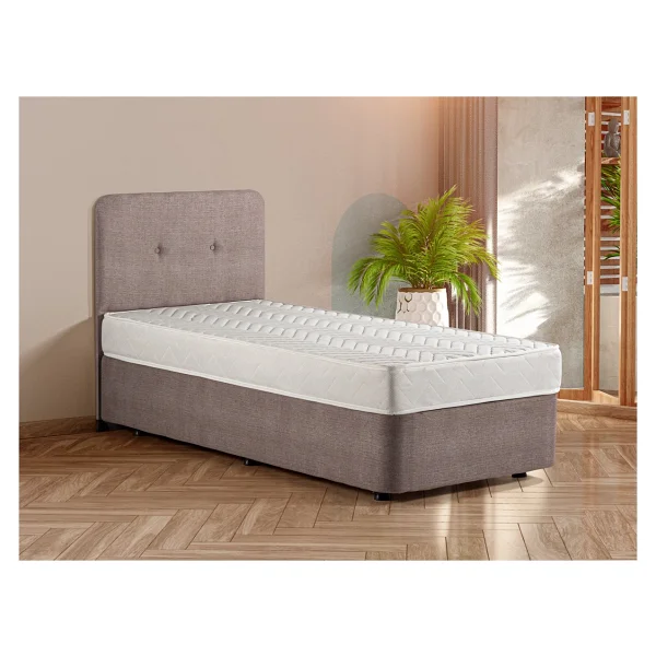Luna Baza Başlık Yatak Takımı - 140x190 Cm Çift Kişilik Ortopedik Yatak Seti Sağlamlaştırılmış Baza - Görsel 10