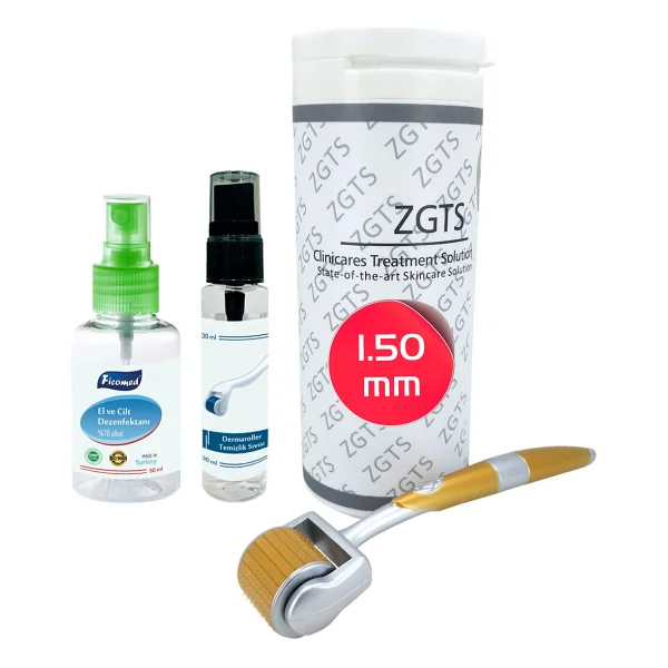Zgts Gold Line 1.50mm Titanyum 192 İğneli Derma Roller - Görsel 8