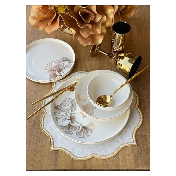 Yemek Takımı Modern Ginkgo 24 Parça 6 Kişilik - Görsel 3