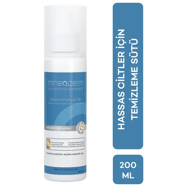 Mineaderm Sensitive Purifying Milk 200 Ml Hassas Ciltler İçin Temizleme Sütü - Görsel 9