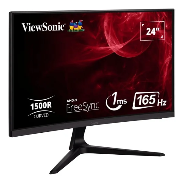 Viewsonic Vx2418c 23.8" 1 Ms Full HD Curved 165 Hz Oyuncu Monitörü - Görsel 3