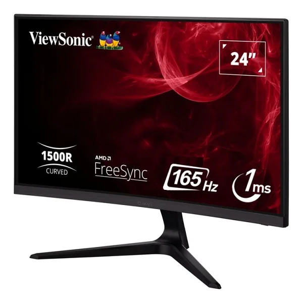 Viewsonic Vx2418c 23.8" 1 Ms Full HD Curved 165 Hz Oyuncu Monitörü - Görsel 4