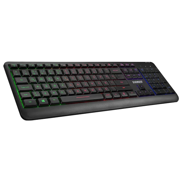 Everest Km-1500 Siyah Şarjlı Kablosuz Klavye Mouse Seti - Görsel 5