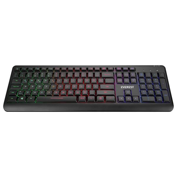 Everest Km-1500 Siyah Şarjlı Kablosuz Klavye Mouse Seti - Görsel 7
