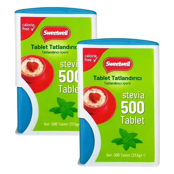 Sweetwell Stevia Tablet Tatlandırıcı 500 Tablet X 2 Adet - Görsel 6