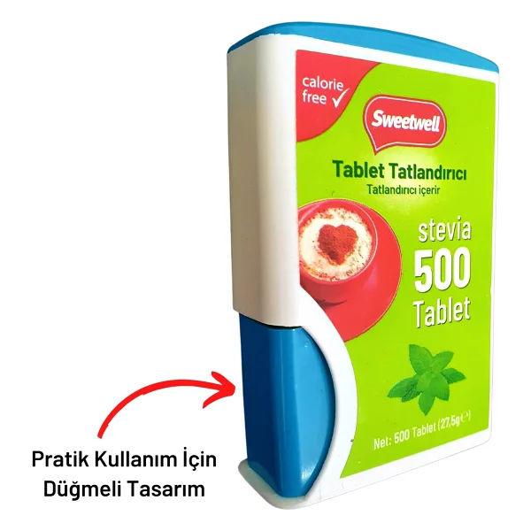 Sweetwell Stevia Tablet Tatlandırıcı 500 Tablet X 6 Adet - Görsel 4