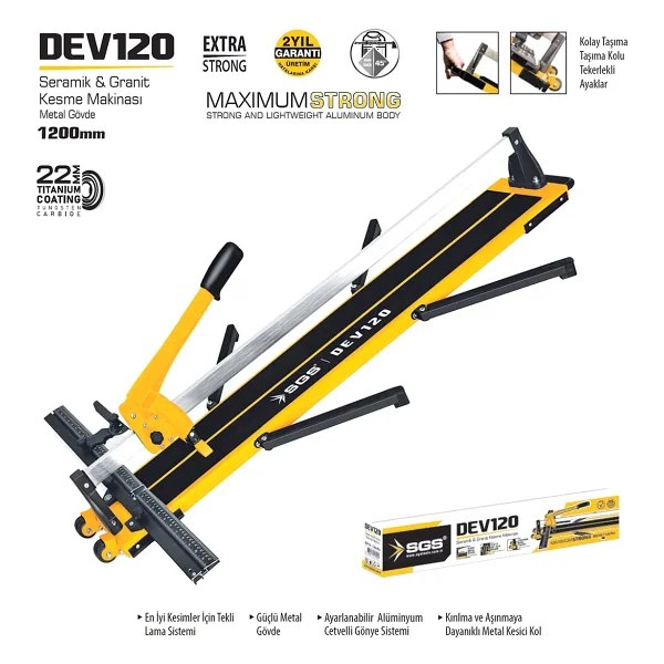 Sgs Dev120 Sgs104 1200 Mm Granit Kesme Makinesi - Görsel 2