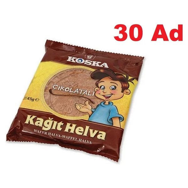 Koska Çikolatalı Kağıt Helva 45 Gr - Görsel 2