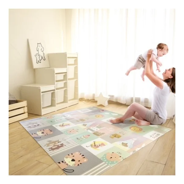 Mooiebaby's Forest City 150x180 Cm Katlanabilir Oyun Matı - Görsel 3