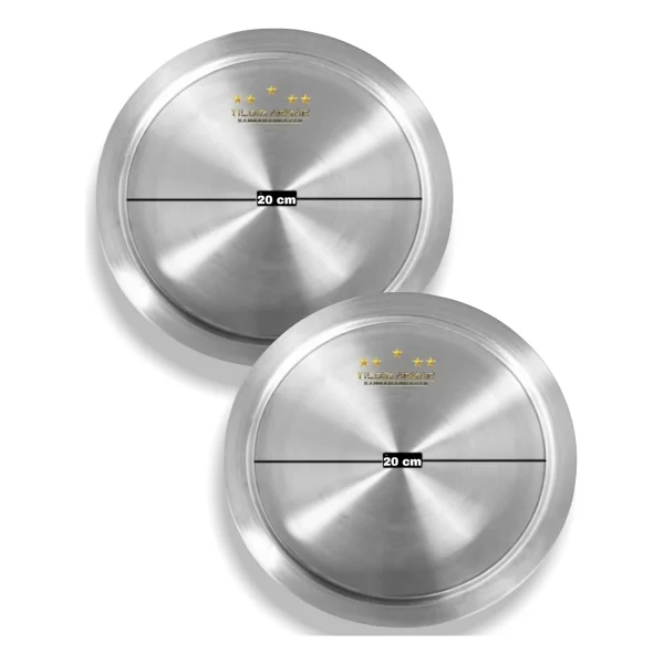 Elur Künefe Tabağı Tepsisi 2 Adet 24 Cm (4 Kişilik) - Gri - Görsel 7