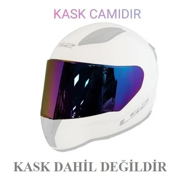 Ls2 Ff353-Ff320 Rapıd-Stream Kask Camı Sıyah (434127786) - Görsel 4