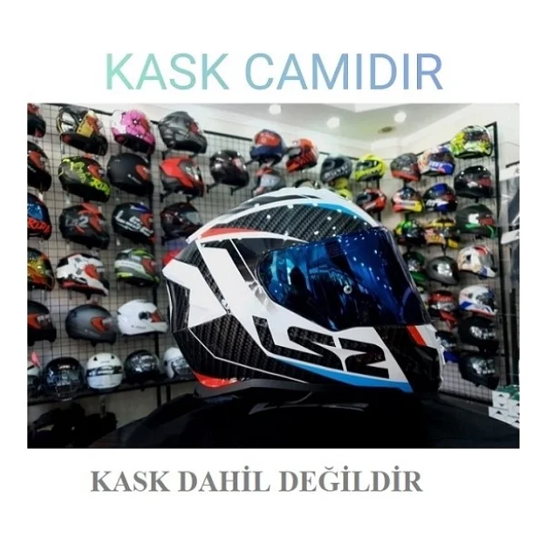 Ls2 Ff353-Ff320 Rapıd-Stream Kask Camı Sıyah (434127786) - Görsel 3