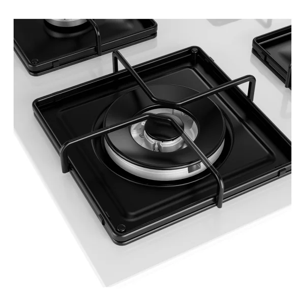 Beko Bocd K 6510 Ewb Wok Gözlü Beyaz Cam Ankastre Ocak - Görsel 2