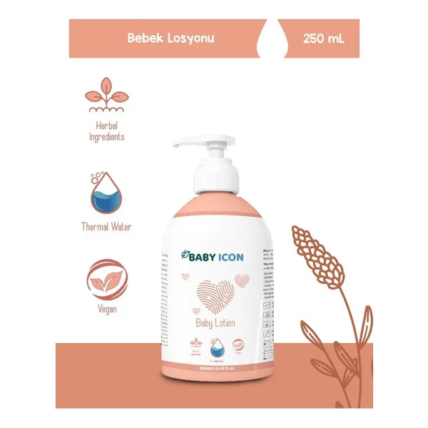 Baby Icon Bebek Yüz Ve Vücut Losyonu 250 Ml - Görsel 10