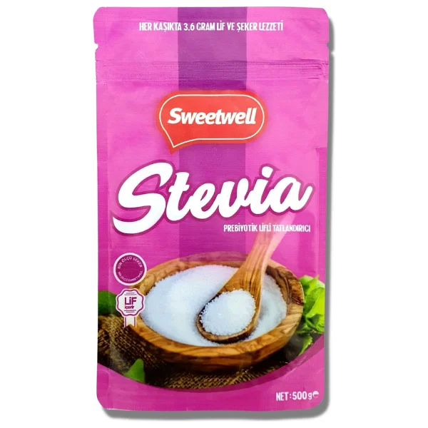 Sweetwell Stevia Prebiyotik Lifli Toz Sofralık Tatlandırıcı 500 Gr X 6 Adet - Görsel 3