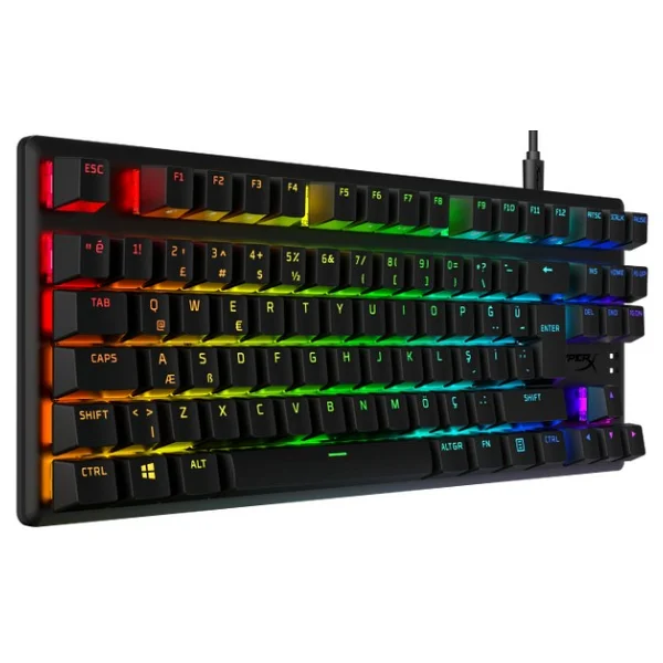 Hyperx Alloy Origins Core 4p5p3aa RGB Tkl Red Switch Kablolu Oyuncu Klavyesi - Görsel 5