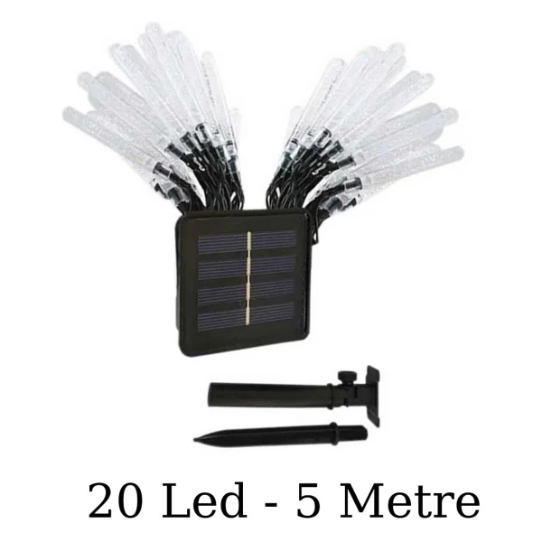Forlife Fl-3261 20w 3200k Günışığı Solar 5 Metre 7 Mod Işık Zinciri - Görsel 3