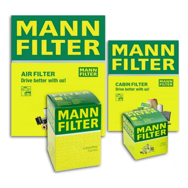 Honda Jazz 1.4 Mann-Filter Filtre Bakim Seti 2002-2008 L13a 3lu Karbonlu - Görsel 2