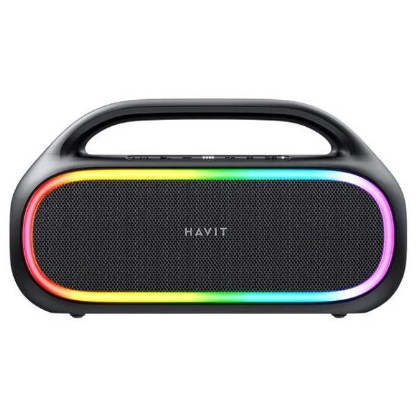 Havit Sk862bt Taşınabilir RGB Bluetooth Hoparlör Siyah Renk İle Yüksek Ses Kalitesi - Görsel 9