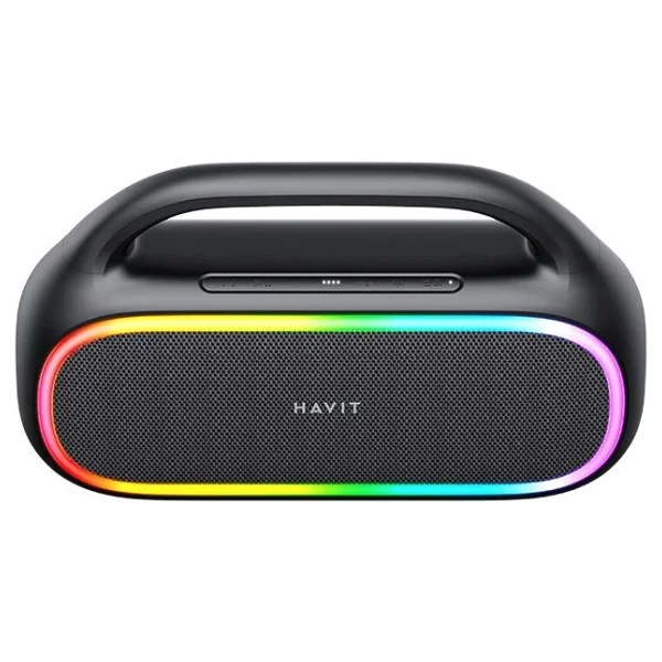 Havit Sk862bt Taşınabilir RGB Bluetooth Hoparlör Siyah Renk İle Yüksek Ses Kalitesi - Görsel 2