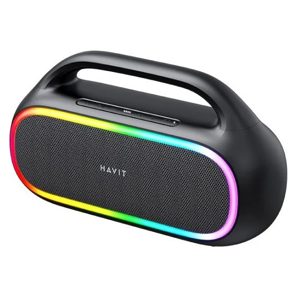 Havit Sk862bt Taşınabilir RGB Bluetooth Hoparlör Siyah Renk İle Yüksek Ses Kalitesi - Görsel 4