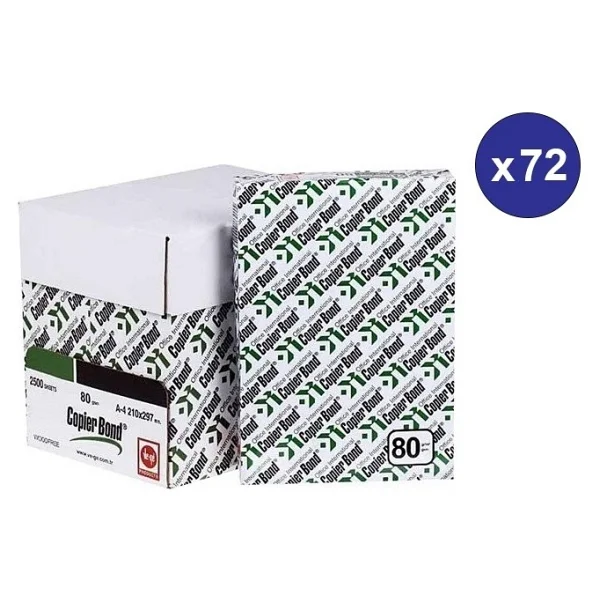 Copier Bond A4 80 Gr 180000 Yaprak 360'lı Paket Fotokopi Kağıdı - Görsel 2