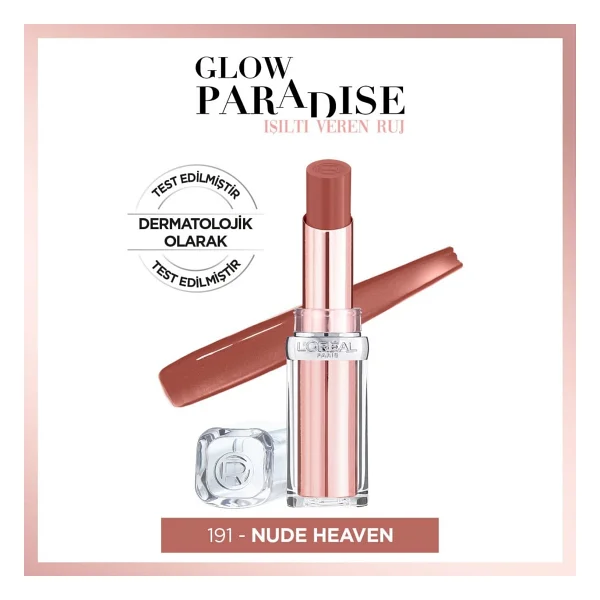 L'oreal Paris Glow Paradise Işıltı Veren 191 Nude Heaven Stick Ruj - Görsel 2