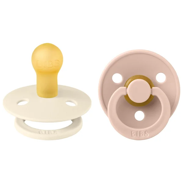 Bibs Colour Ivory-Blush 0-6 Ay İkili Kauçuk Emzik - Görsel 2