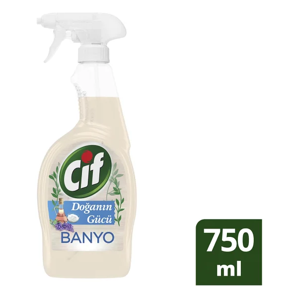 Cif Doğanın Gücü Banyo Temizleyici Sprey 750 Ml - Görsel 10