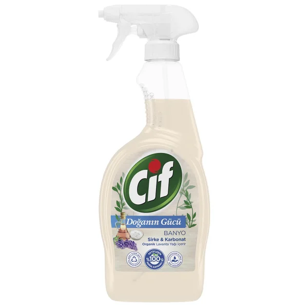 Cif Doğanın Gücü Banyo Temizleyici Sprey 750 Ml - Görsel 2