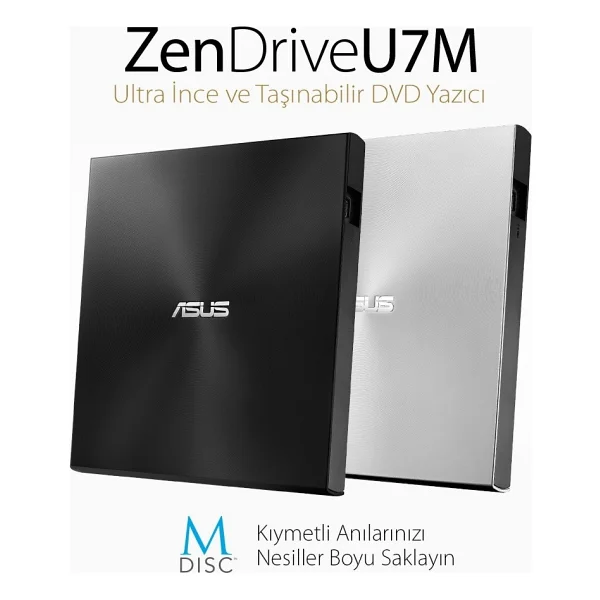Asus Zendrive Ultra Slim Sdrw-08u7m-U Siyah DVD Yazıcı - Görsel 8