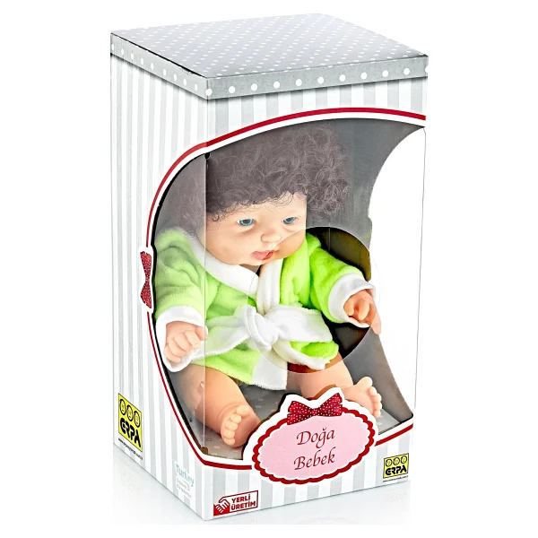 Erpa Masal Anlatan Doğal Kıvırcık Saçlı Et Bebek 34 Cm - Görsel 2