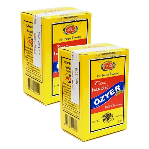 Özyer 60 Gr 2'li Paket Toz Hardal - Görsel 2