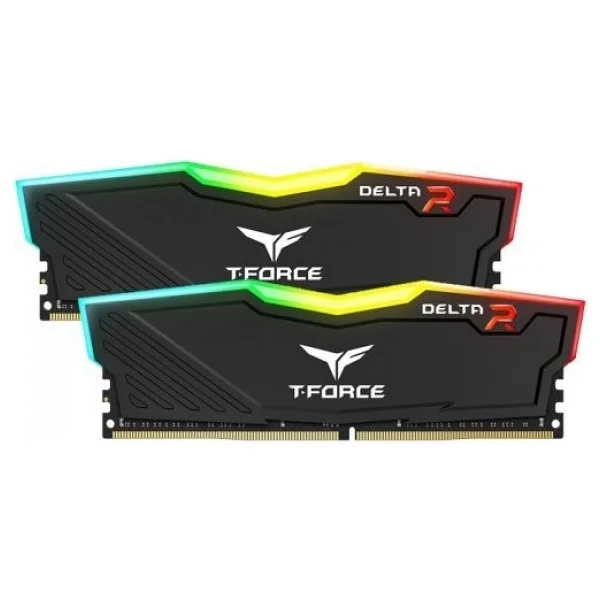 Team T-Force Delta RGB Black 16 GB (2x8) 3200 MHz DDR4 Cl16 Tf3d416g3200hc16cdc01 RAM - Görsel 6