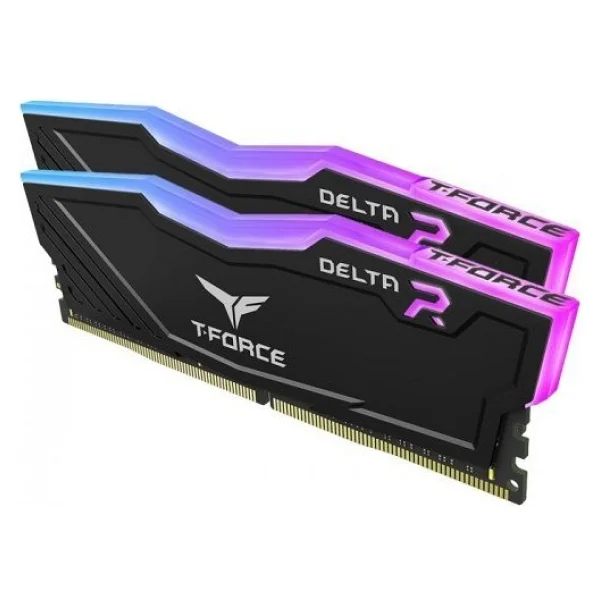 Team T-Force Delta RGB Black 16 GB (2x8) 3200 MHz DDR4 Cl16 Tf3d416g3200hc16cdc01 RAM - Görsel 4