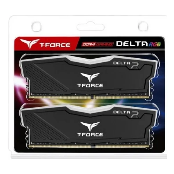 Team T-Force Delta RGB Black 16 GB (2x8) 3200 MHz DDR4 Cl16 Tf3d416g3200hc16cdc01 RAM - Görsel 5