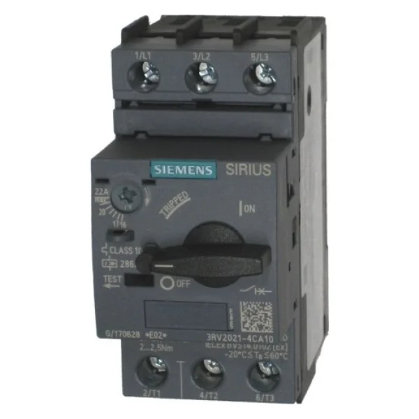 Sıemens 3rv2021-4ca10 16-22 A Motor Koruma Salterı(Termık Sartel) - Görsel 2