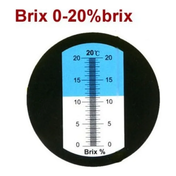 Atc 0-20 Şeker Yoğunluk Ölçer Brix Refraktometre - Görsel 4