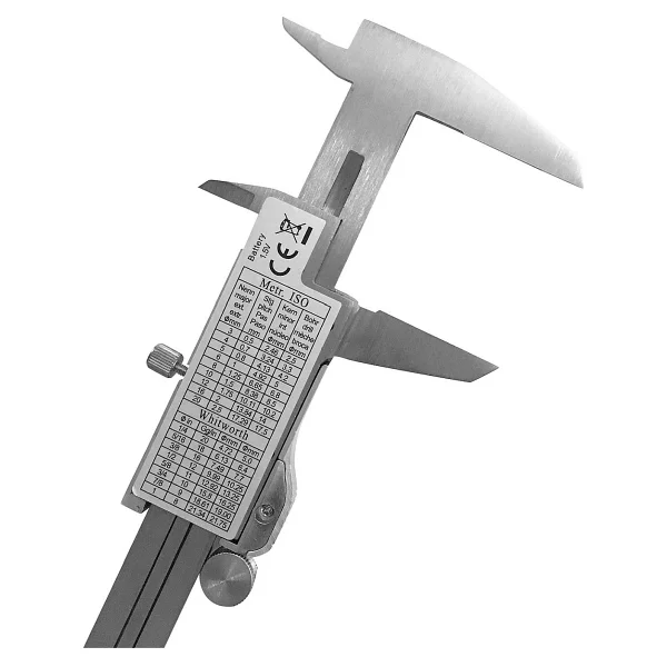 Aek-Tech 150 Mm Paslanmaz Çelik Dijital Kumpas - Görsel 3