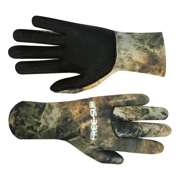 Freesub Diver Pro 3mm Expert Multy Neopren Eldiven - Renkli - XL - Görsel 4