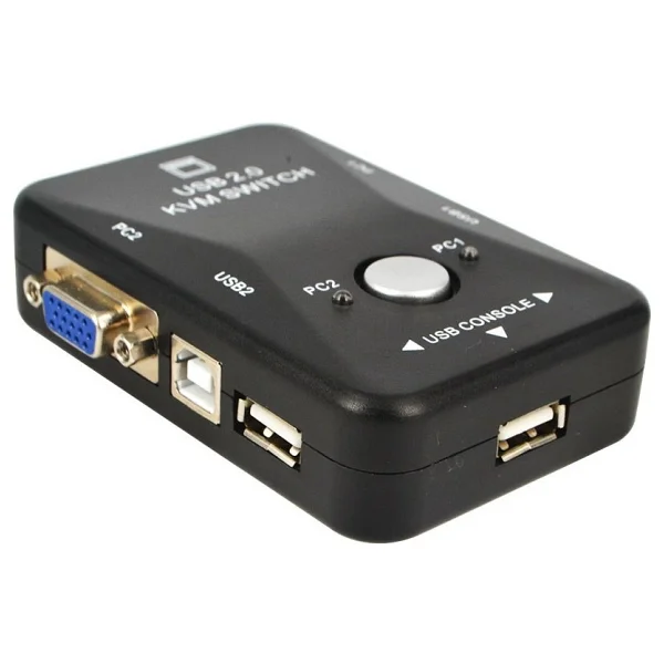 Triline 2 Port USB Kvm Switch 2pc Tek Monitör Kontrol - Görsel 6