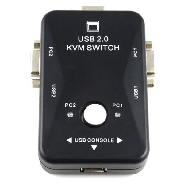 Triline 2 Port USB Kvm Switch 2pc Tek Monitör Kontrol - Görsel 2