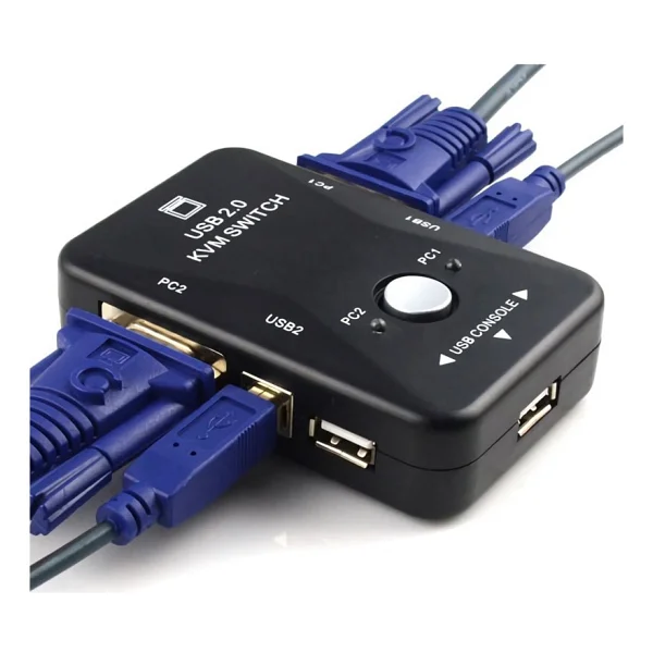 Triline 2 Port USB Kvm Switch 2pc Tek Monitör Kontrol - Görsel 3