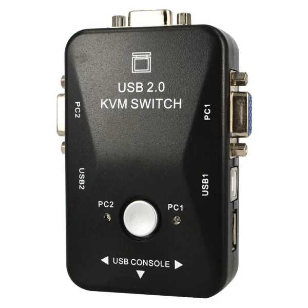 Triline 2 Port USB Kvm Switch 2pc Tek Monitör Kontrol - Görsel 5