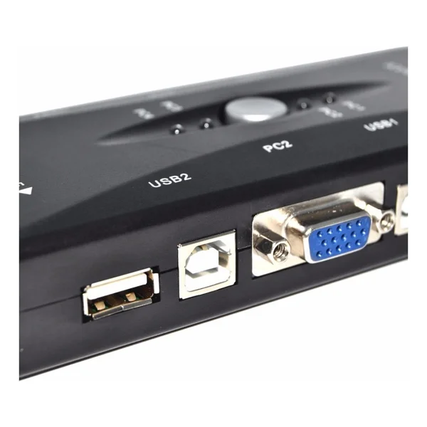 Triline 4 Port USB Kvm Switch 4pc Tek Monitör Kontrol - Görsel 2