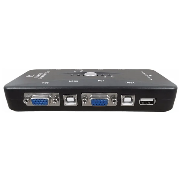 Triline 4 Port USB Kvm Switch 4pc Tek Monitör Kontrol - Görsel 4