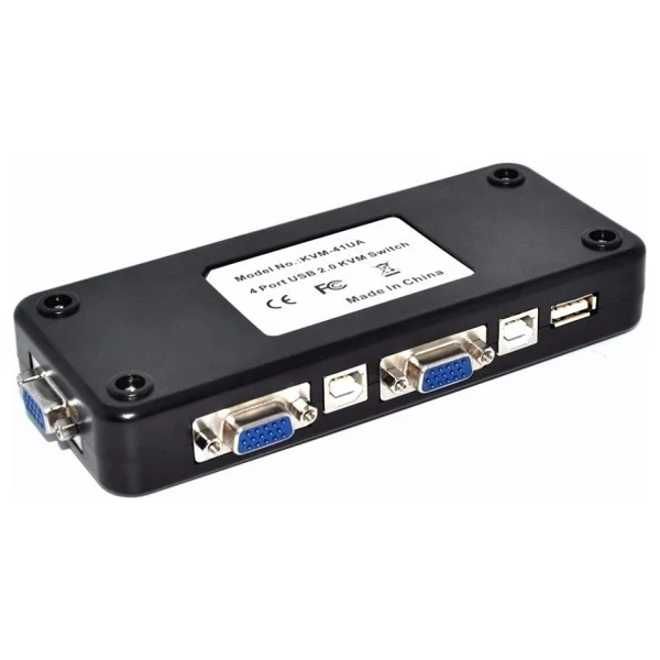 Triline 4 Port USB Kvm Switch 4pc Tek Monitör Kontrol - Görsel 5