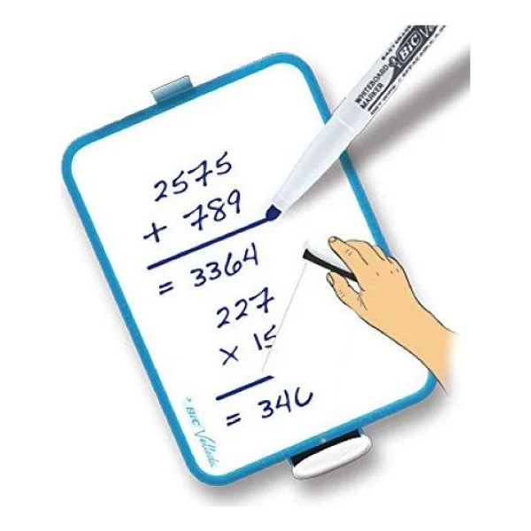 Bic Mini Beyaz Yazı Tahtası 1218 + Kalem 1721 + Silgi - Turkuaz - Görsel 3